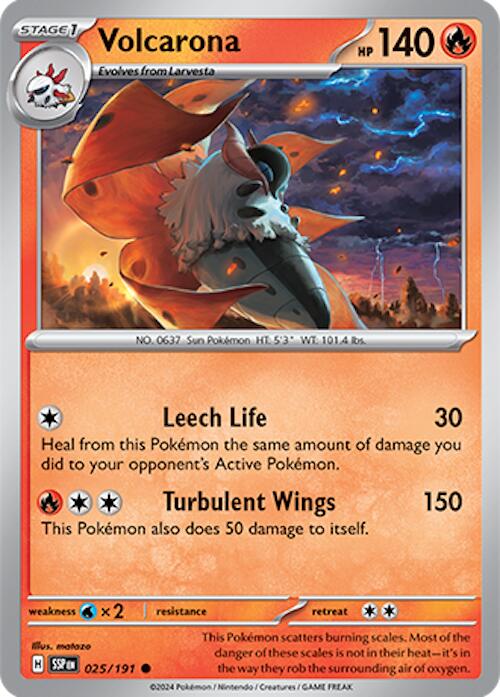 Volcarona (025/191) [Scarlet & Violet: Surging Sparks] | Clutch Gaming