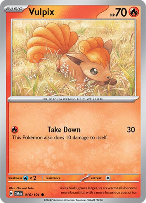 Vulpix (016/191) [Scarlet & Violet: Surging Sparks] | Clutch Gaming