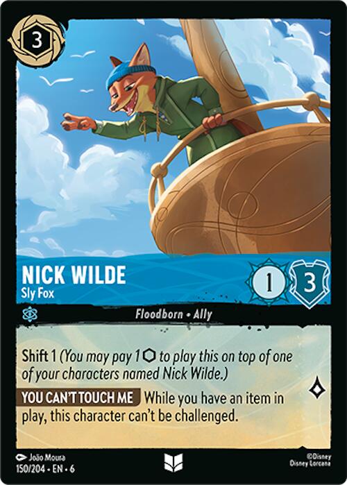 Nick Wilde - Sly Fox (150/204) [Azurite Sea] | Clutch Gaming