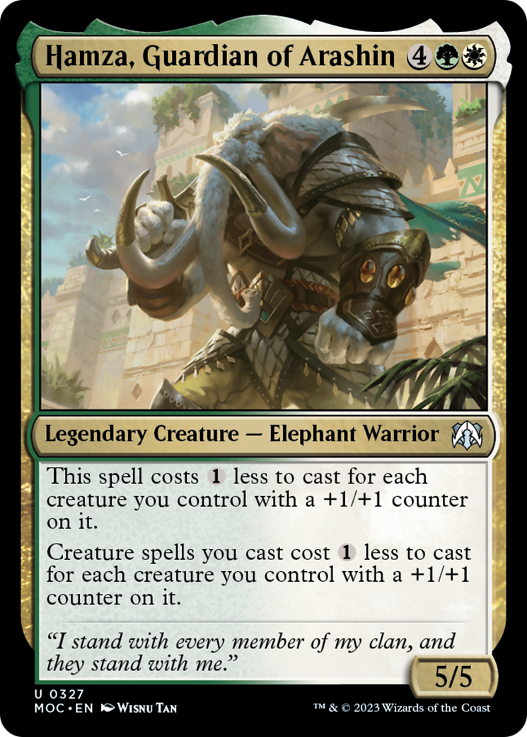 Hamza, Guardian of Arashin [March of the Machine Commander] | Clutch Gaming