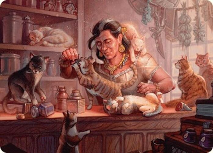 Cat Collector Art Card (1/54) [Foundations Art Series] | Clutch Gaming