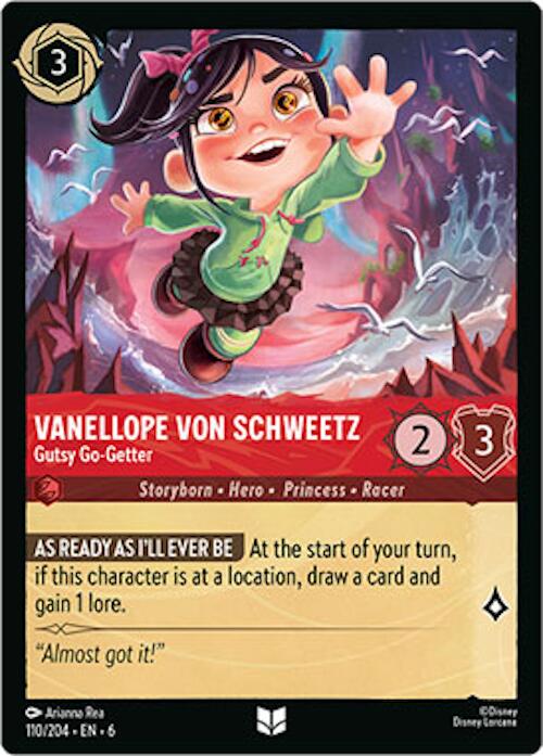 Vanellope von Schweetz - Gutsy Go-Getter (110/204) [Azurite Sea] | Clutch Gaming
