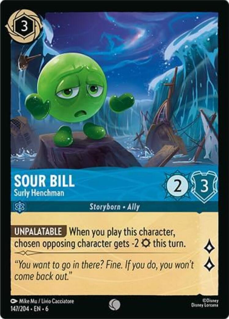 Sour Bill - Surly Henchman (147/204) [Azurite Sea] | Clutch Gaming