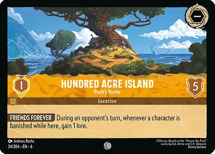 Hundred Acre Island - Pooh's Home (34/204) [Azurite Sea] | Clutch Gaming