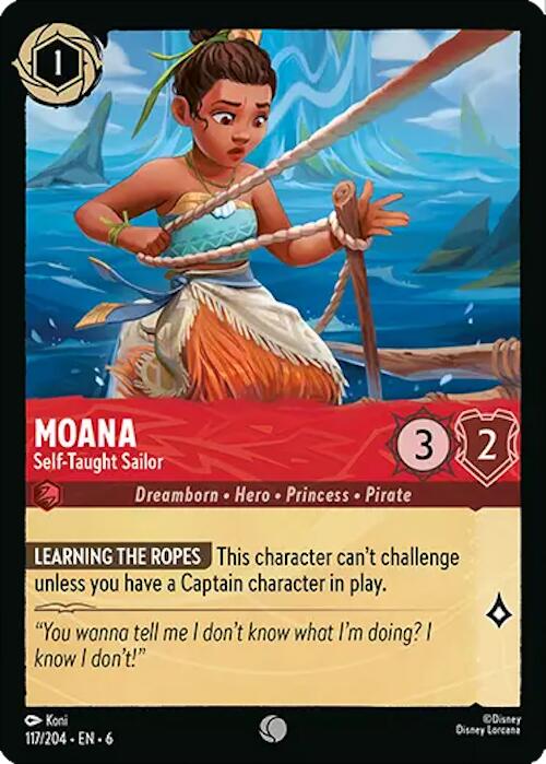 Moana - Self-Taught Sailor (117/204) [Azurite Sea] | Clutch Gaming