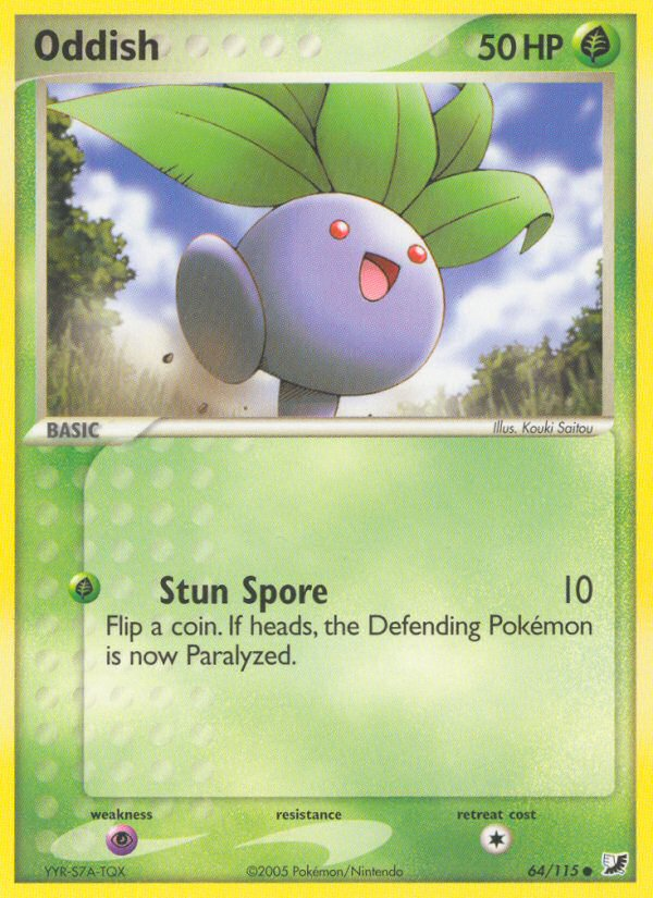 Oddish (64/115) [EX: Unseen Forces] | Clutch Gaming