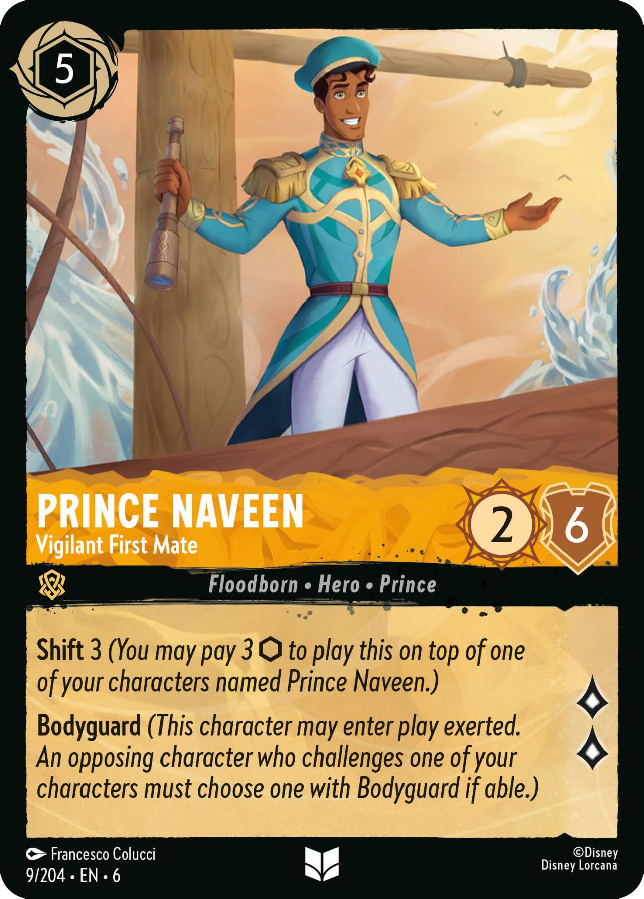 Prince Naveen - Vigilant First Mate (9/204) [Azurite Sea] | Clutch Gaming