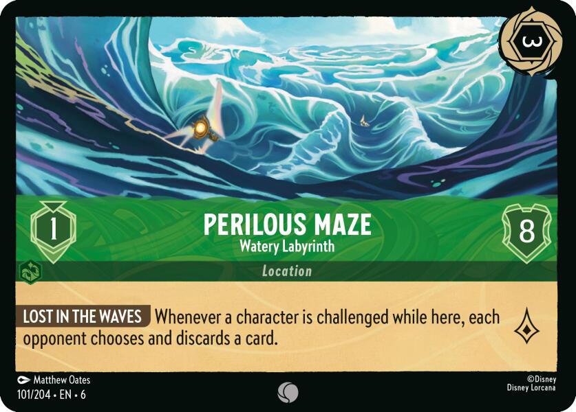 Perilous Maze - Watery Labyrinth (101/204) [Azurite Sea] | Clutch Gaming