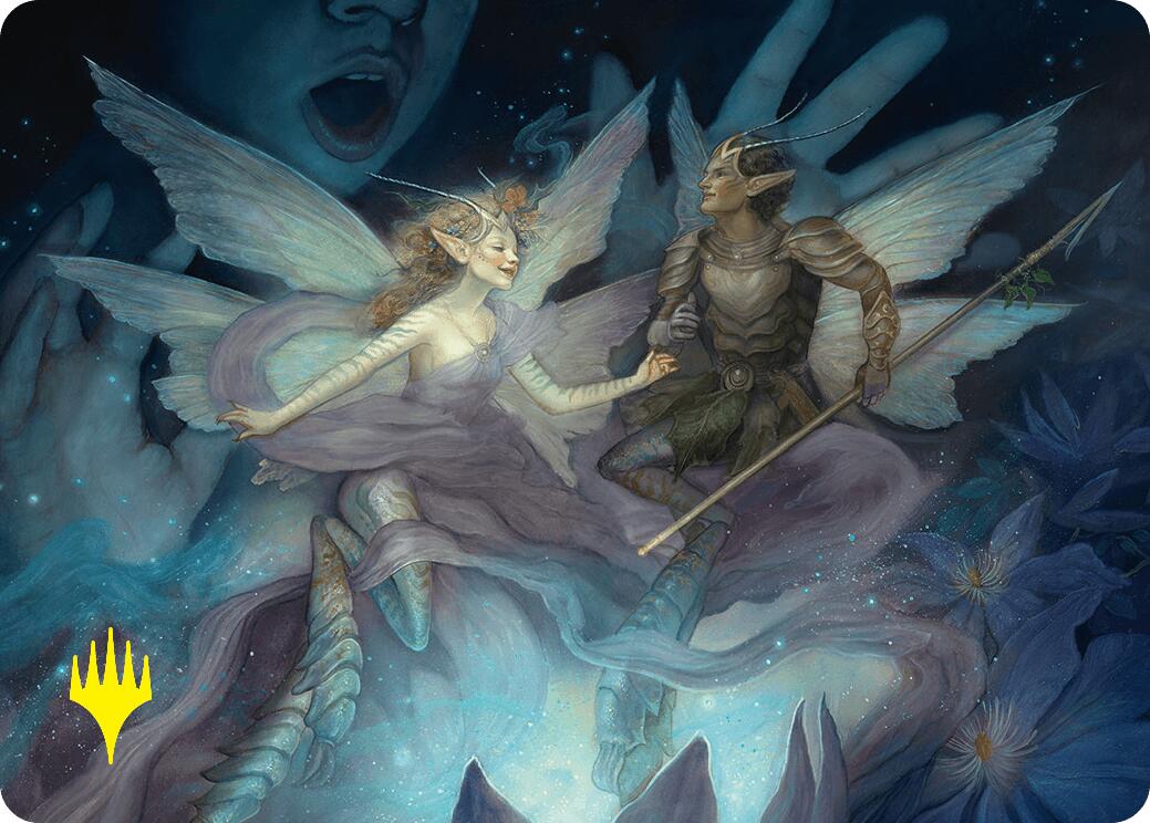 Faebloom Trick Art Card (6/54) (Gold-Stamped Signature) [Foundations Art Series] | Clutch Gaming