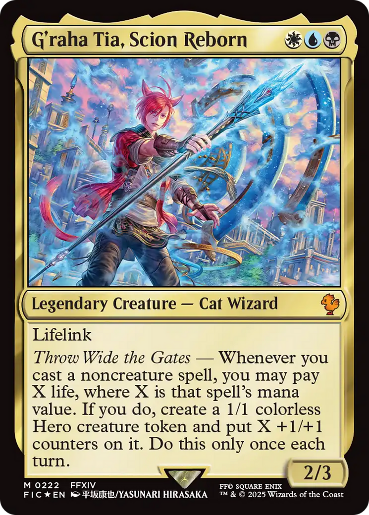 G'raha Tia, Scion Reborn (Surge Foil) [FINAL FANTASY Commander] | Clutch Gaming