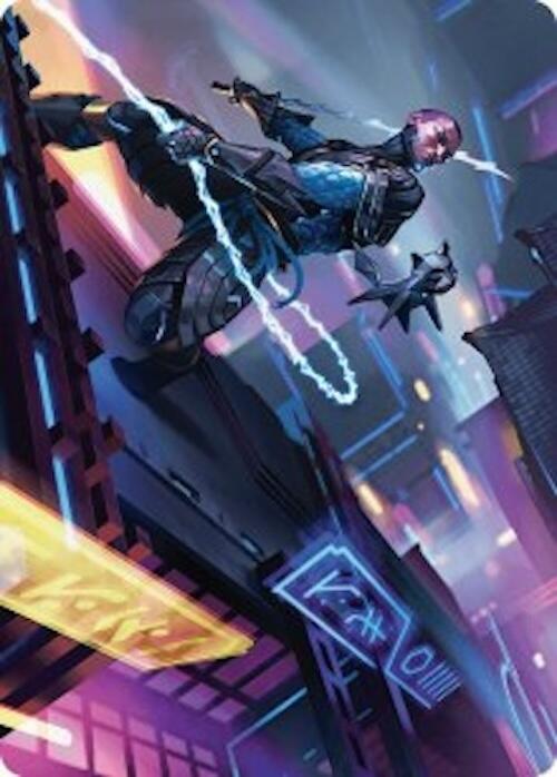 Kaito, Cunning Infiltrator Art Card (51/54) [Foundations Art Series] | Clutch Gaming