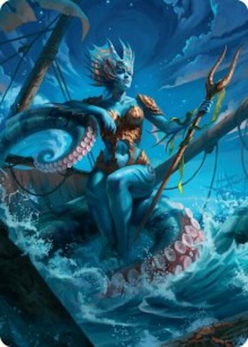 Kiora, the Rising Tide Art Card (30/54) [Foundations Art Series] | Clutch Gaming