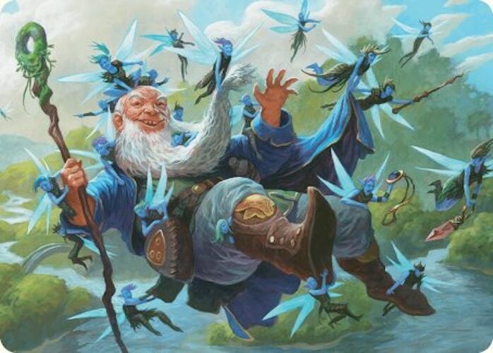 Mischievous Mystic Art Card (7/54) [Foundations Art Series] | Clutch Gaming