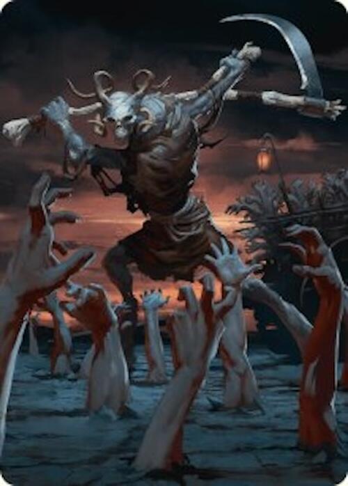 Abyssal Harvester Art Card (34/54) [Foundations Art Series] | Clutch Gaming