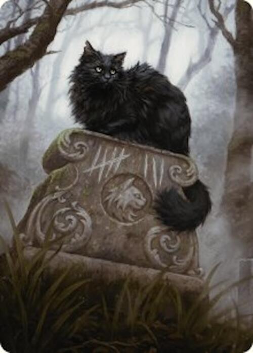 Nine-Lives Familiar 2 Art Card (36/54) [Foundations Art Series] | Clutch Gaming