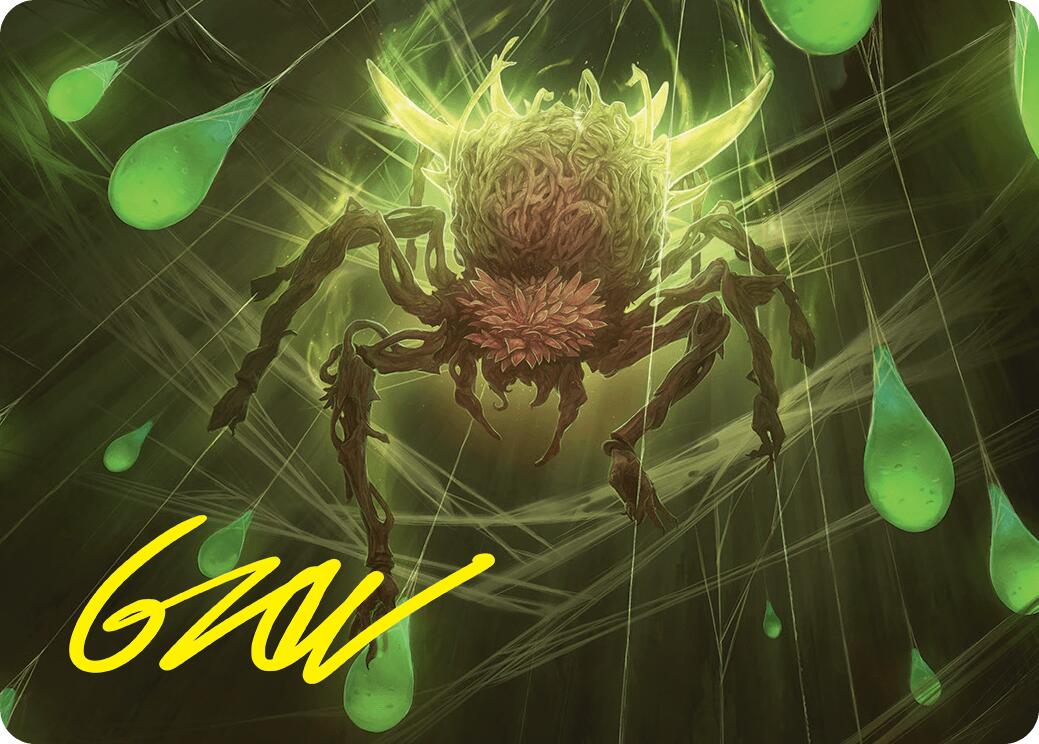 Spinner of Souls Art Card (13/54) (Gold-Stamped Signature) [Foundations Art Series] | Clutch Gaming