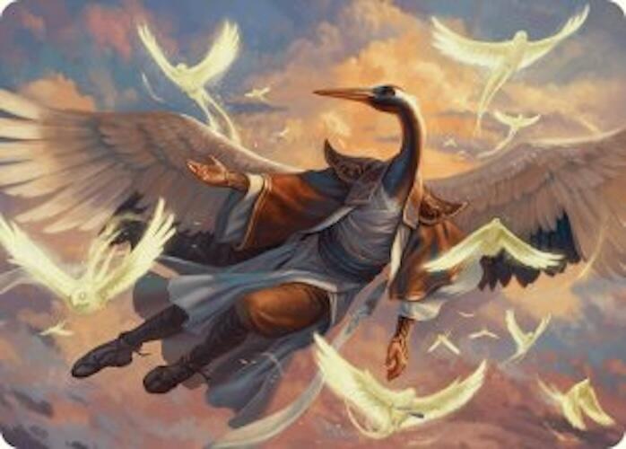 Kykar, Zephyr Awakener Art Card (16/54) [Foundations Art Series] | Clutch Gaming