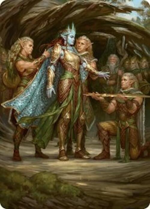 Lathril, Blade of the Elves Art Card (48/54) [Foundations Art Series] | Clutch Gaming