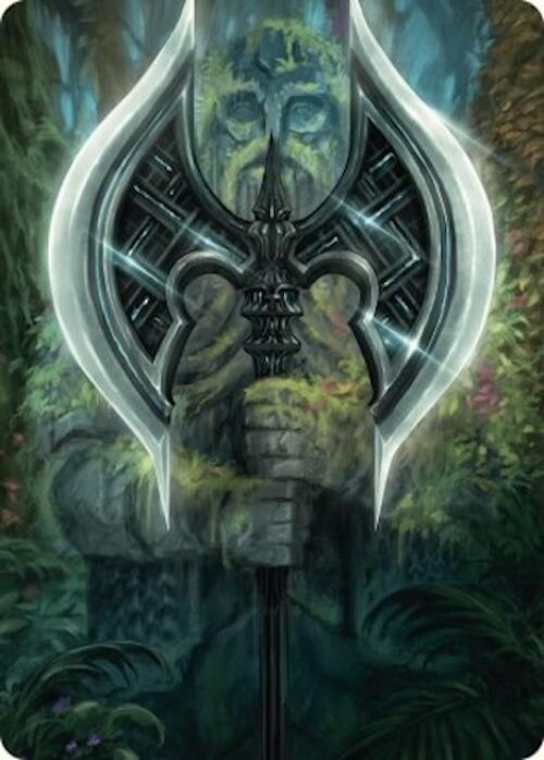 Leyline Axe Art Card (49/54) [Foundations Art Series] | Clutch Gaming
