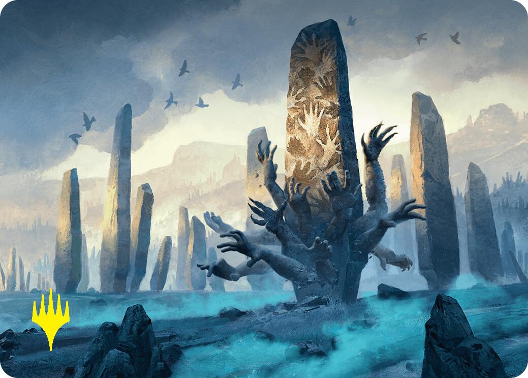 Soulstone Sanctuary Art Card (19/54) (Gold-Stamped Signature) [Foundations Art Series] | Clutch Gaming