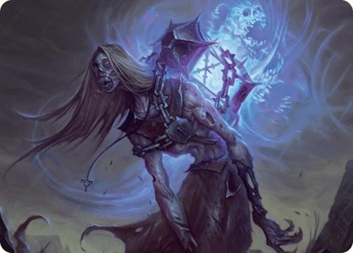 Soul-Shackled Zombie Art Card (9/54) [Foundations Art Series] | Clutch Gaming