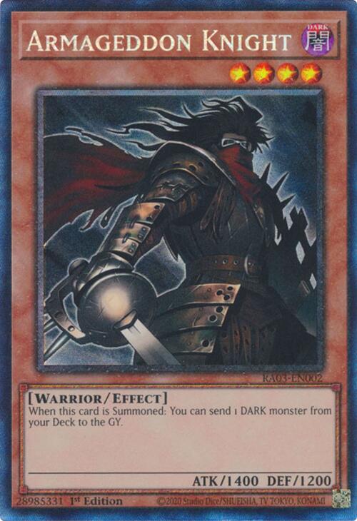 Armageddon Knight (CR) [RA03-EN002] Prismatic Collector's Rare | Clutch Gaming