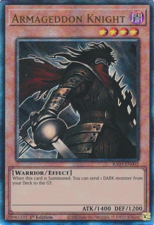 Armageddon Knight (UTR) [RA03-EN002] Prismatic Ultimate Rare | Clutch Gaming