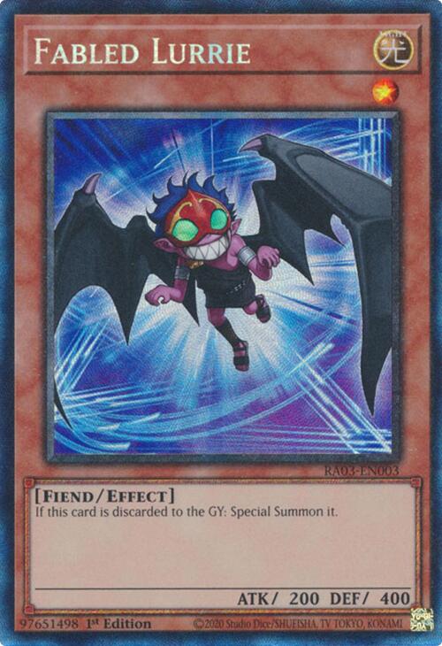 Fabled Lurrie (CR) [RA03-EN003] Prismatic Collector's Rare | Clutch Gaming