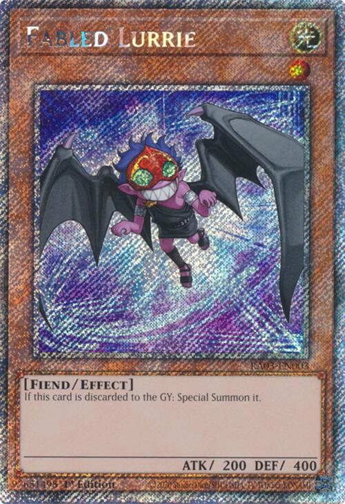 Fabled Lurrie (Platinum Secret Rare) [RA03-EN003] Platinum Secret Rare | Clutch Gaming