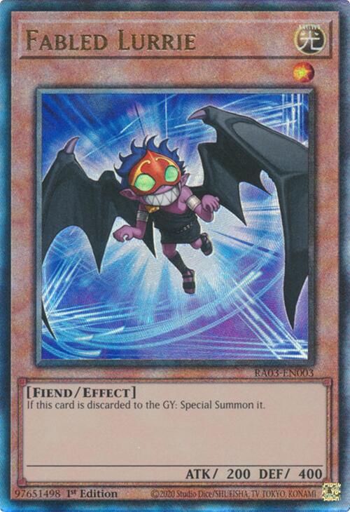 Fabled Lurrie (UTR) [RA03-EN003] Prismatic Ultimate Rare | Clutch Gaming