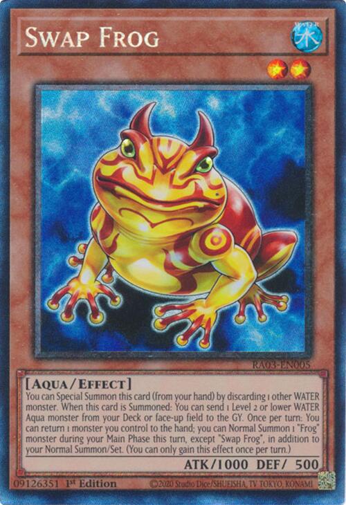 Swap Frog (CR) [RA03-EN005] Prismatic Collector's Rare | Clutch Gaming