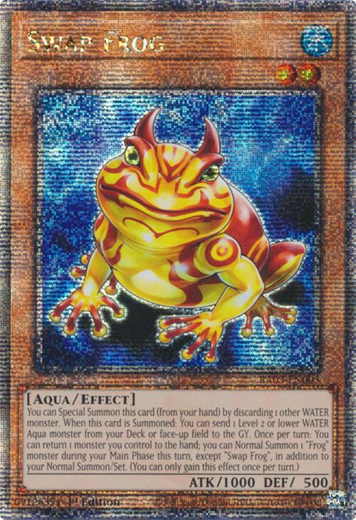 Swap Frog (Quarter Century Secret Rare) [RA03-EN005] Quarter Century Secret Rare | Clutch Gaming