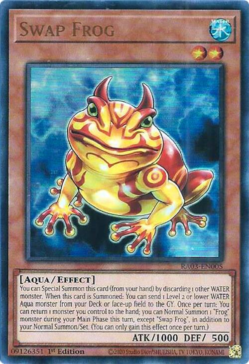 Swap Frog (UR) [RA03-EN005] Ultra Rare | Clutch Gaming