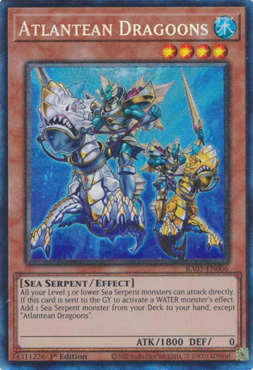 Atlantean Dragoons (CR) [RA03-EN006] Prismatic Collector's Rare | Clutch Gaming