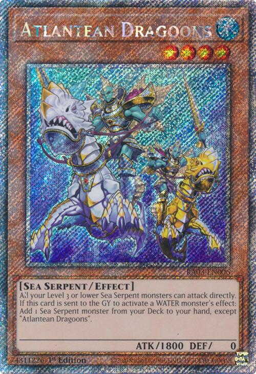 Atlantean Dragoons (Platinum Secret Rare) [RA03-EN006] Platinum Secret Rare | Clutch Gaming