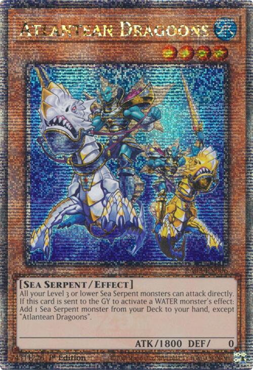 Atlantean Dragoons (Quarter Century Secret Rare) [RA03-EN006] Quarter Century Secret Rare | Clutch Gaming