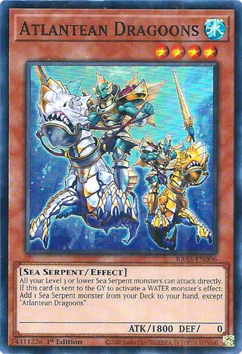 Atlantean Dragoons [RA03-EN006] Super Rare | Clutch Gaming