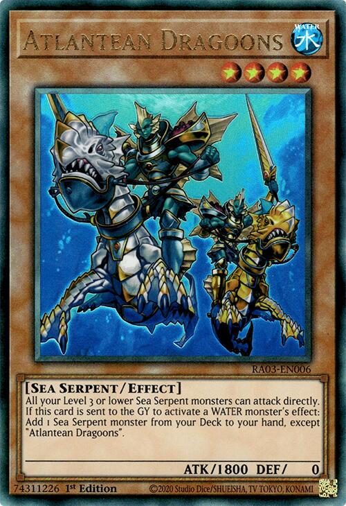 Atlantean Dragoons (UTR) [RA03-EN006] Prismatic Ultimate Rare | Clutch Gaming