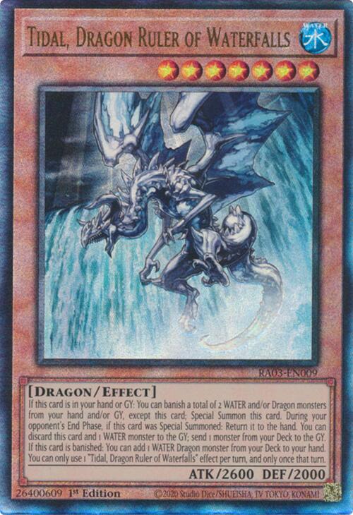 Tidal, Dragon Ruler of Waterfalls (UTR) [RA03-EN009] Prismatic Ultimate Rare | Clutch Gaming