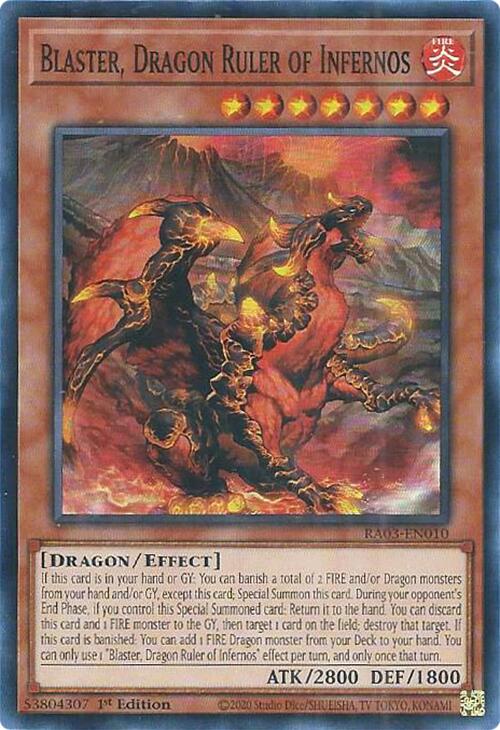 Blaster, Dragon Ruler of Infernos [RA03-EN010] Super Rare | Clutch Gaming