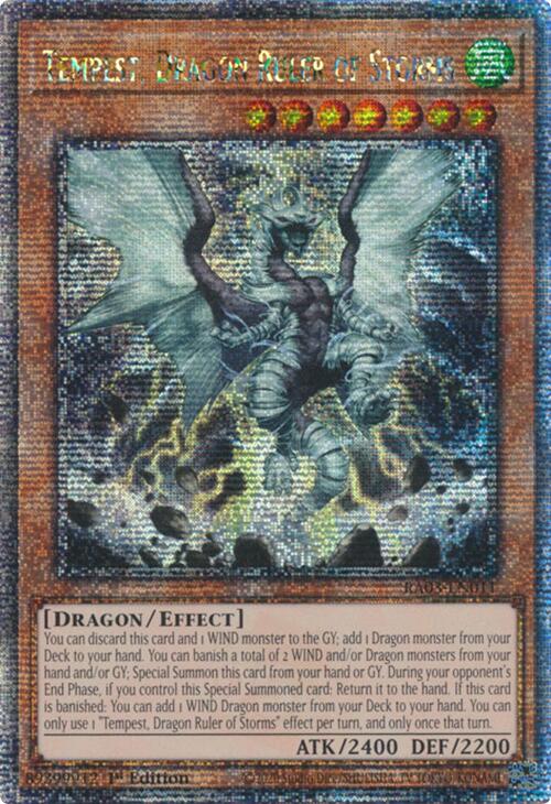 Tempest, Dragon Ruler of Storms (Quarter Century Secret Rare) [RA03-EN011] Quarter Century Secret Rare | Clutch Gaming