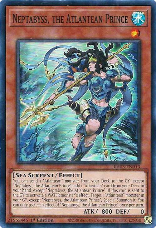 Neptabyss, the Atlantean Prince [RA03-EN013] Super Rare | Clutch Gaming