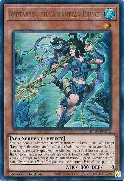 Neptabyss, the Atlantean Prince (UR) [RA03-EN013] Ultra Rare | Clutch Gaming