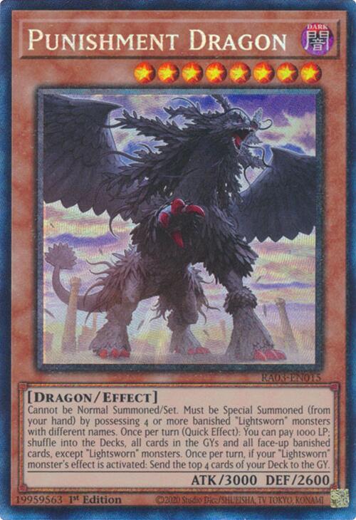 Punishment Dragon (CR) [RA03-EN015] Prismatic Collector's Rare | Clutch Gaming