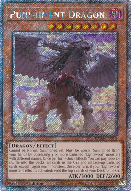 Punishment Dragon (Platinum Secret Rare) [RA03-EN015] Platinum Secret Rare | Clutch Gaming