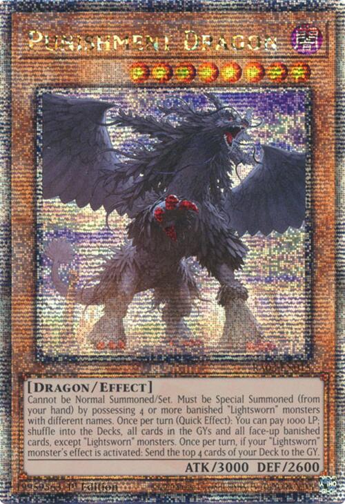 Punishment Dragon (Quarter Century Secret Rare) [RA03-EN015] Quarter Century Secret Rare | Clutch Gaming