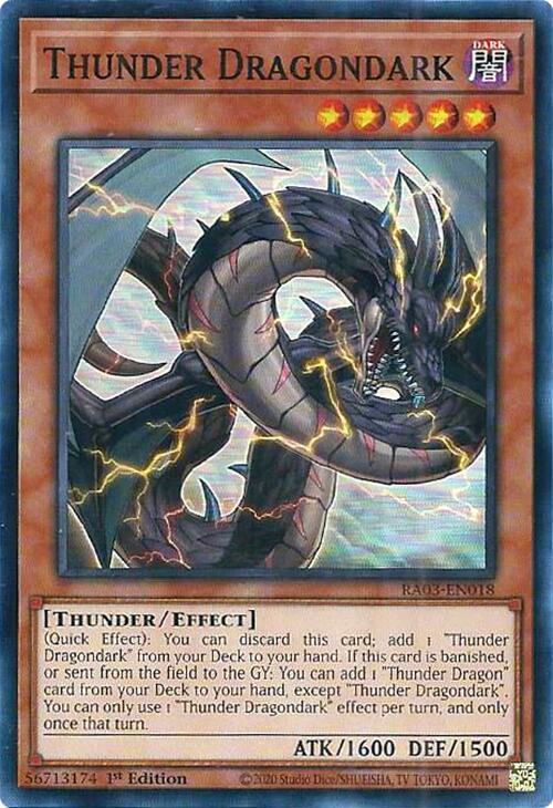 Thunder Dragondark [RA03-EN018] Super Rare | Clutch Gaming