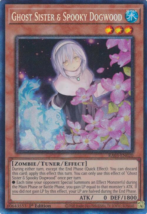 Ghost Sister & Spooky Dogwood (Alternate Art) (CR) [RA03-EN020] Prismatic Collector's Rare | Clutch Gaming