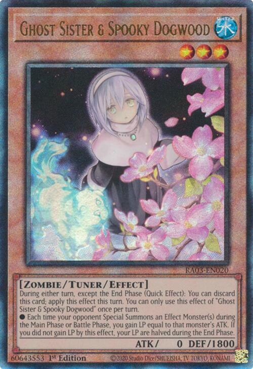 Ghost Sister & Spooky Dogwood (UTR) [RA03-EN020] Prismatic Ultimate Rare | Clutch Gaming