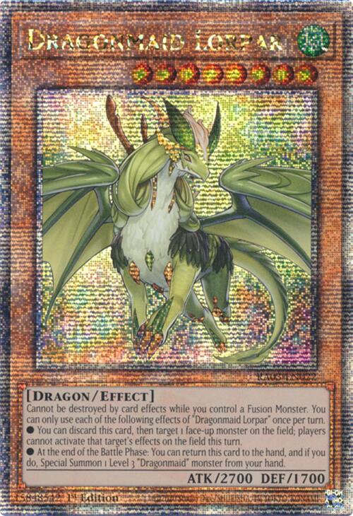 Dragonmaid Lorpar (Quarter Century Secret Rare) [RA03-EN022] Quarter Century Secret Rare | Clutch Gaming